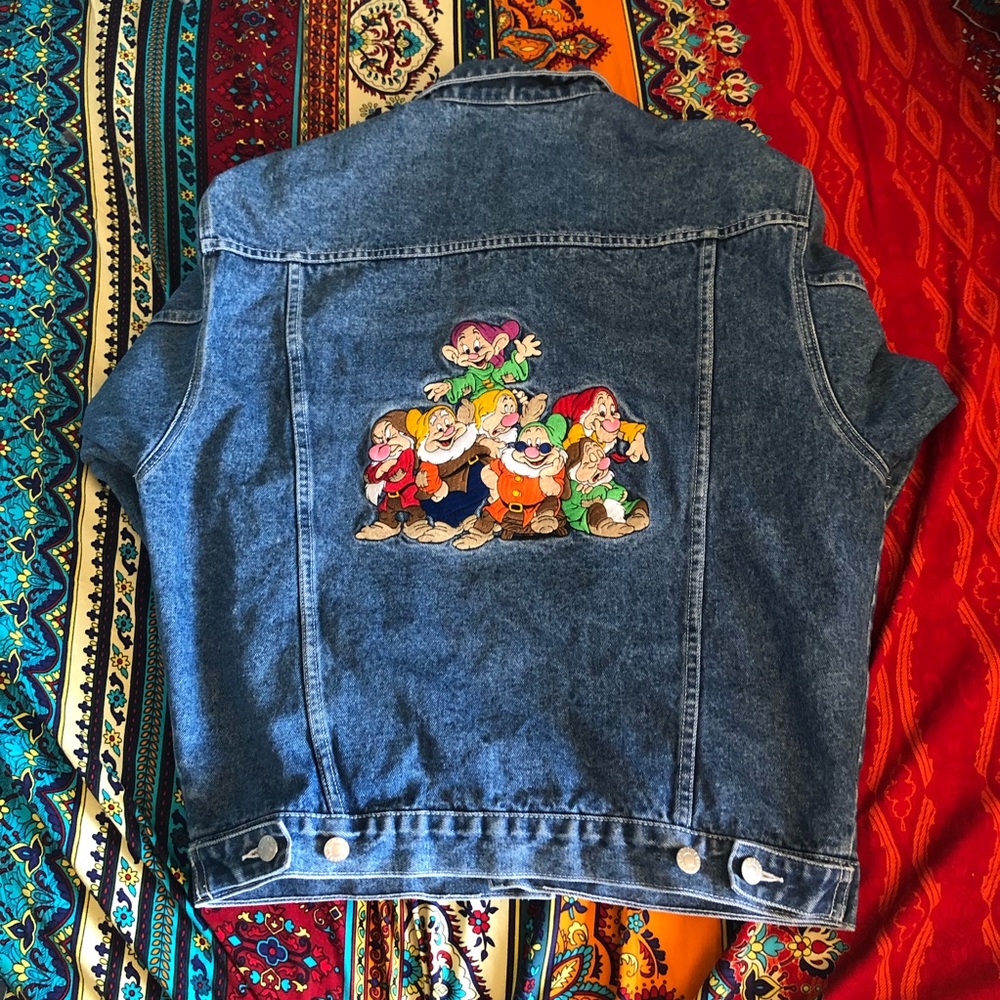 Vintage 7 Dwarves Disney Store Jean Jacket